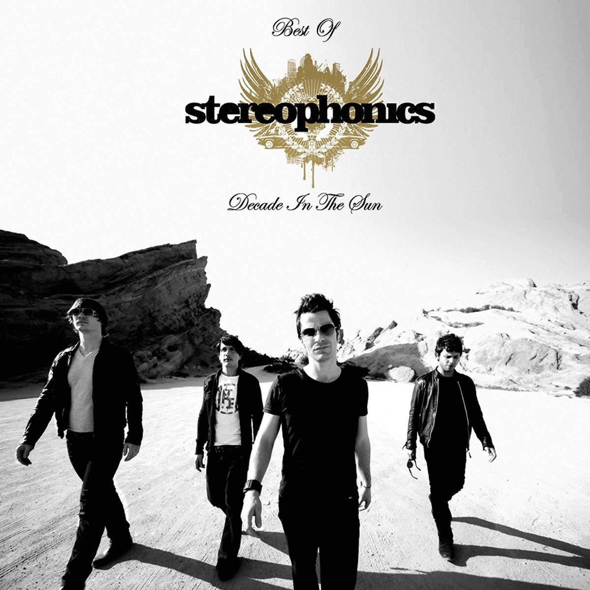 A Stereophonics album borítója. A zenekar sivatagi tájon sétál, a cím és az album neve felül.