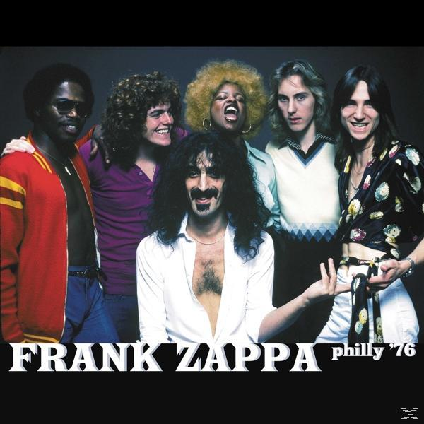 Frank Zappa Albumcover. Sechs Leute einer Band posieren vor dunklem Hintergrund.