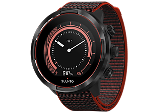 SUUNTO 9 Baro Red + Gift Box - Multisport-GPS-Uhr (Rot/Schwarz)