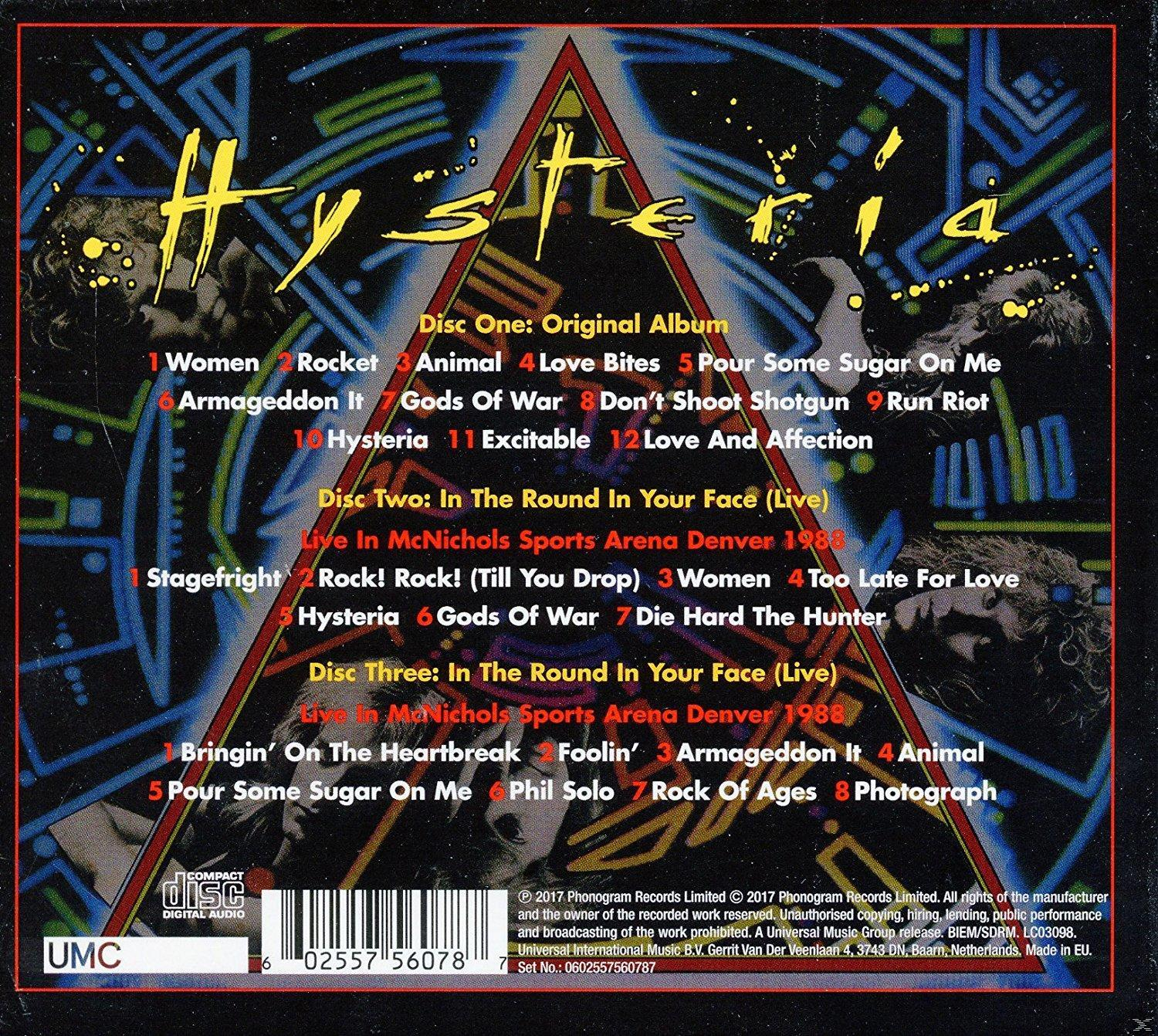 Def Leppard - Hysteria (Deluxe 3CD)  - (CD)