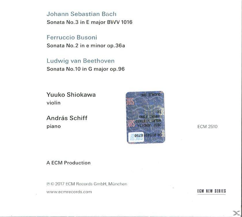 Various Composers, Yuuko Shiokawa, András Schiff - Bach Busoni Beethoven  - (CD)