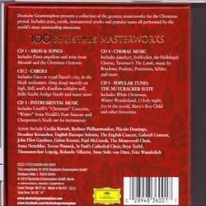 Rückseite einer CD-Hülle, roter Hintergrund mit Text über Musik. Enthält Songlisten und Künstlernamen.