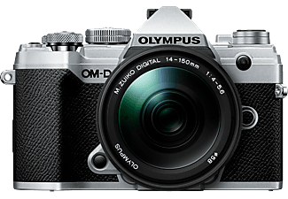 OLYMPUS OM-D E-M5 Mark III Body + M.Zuiko Digital ED 14-150mm F4-5.6 II - Fotocamera Argento