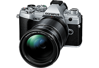 OLYMPUS OM-D E-M5 Mark III Body + M.Zuiko Digital ED 12-200mm F3.5-6.3 - Appareil photo à objectif interchangeable Argent