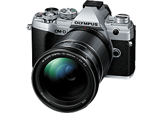 OLYMPUS OM-D E-M5 Mark III Body + M.Zuiko Digital ED 12-200mm F3.5-6.3 - Systemkamera Silber