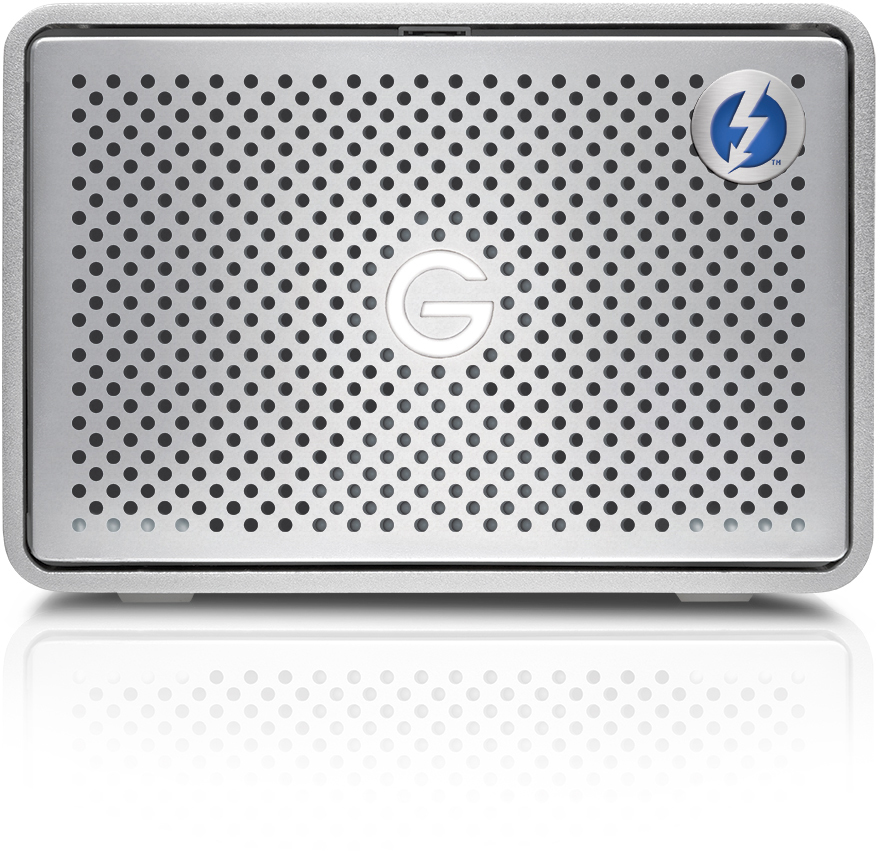 G-TECHNOLOGY G-RAID™ mit Thunderbolt™ 3 Festplatte, 28 TB HDD, extern, Silber