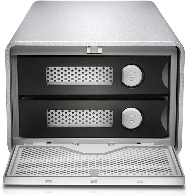 G-TECHNOLOGY G-RAID™ mit Thunderbolt™ 3 Festplatte, 28 TB HDD, extern, Silber