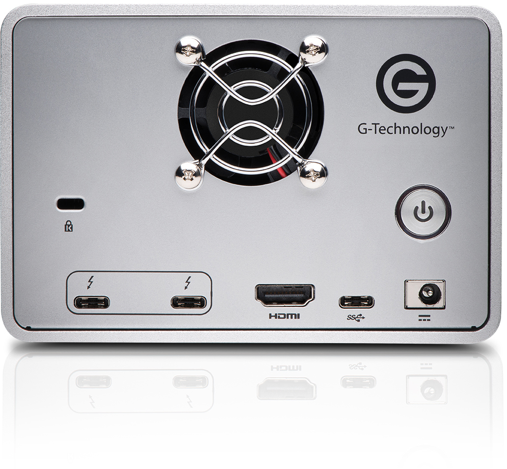 G-TECHNOLOGY G-RAID™ mit Thunderbolt™ 3 Festplatte, 28 TB HDD, extern, Silber