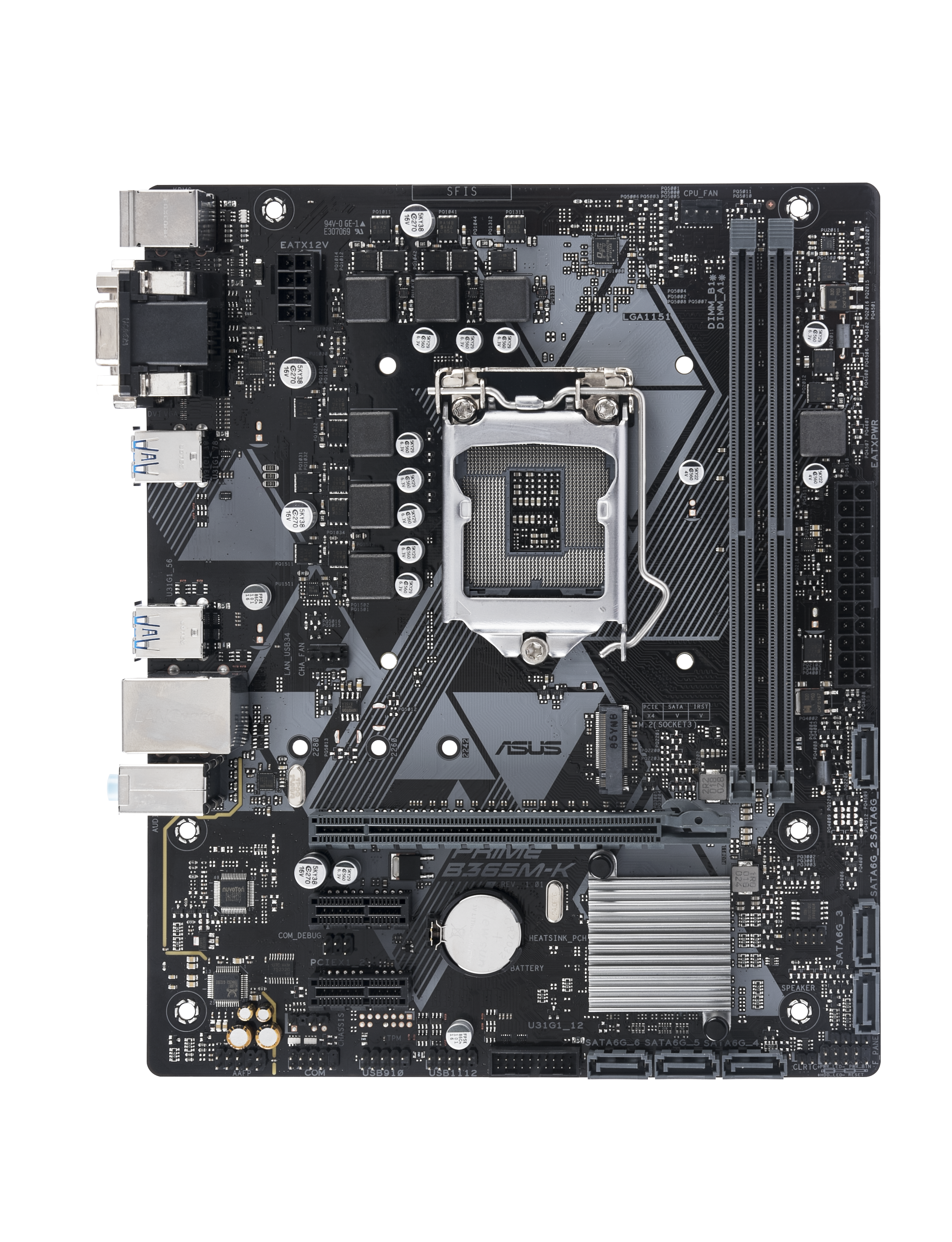 ASUS 90MB10M0-M0EAY0 PRIME B365M-K Mainboard Schwarz