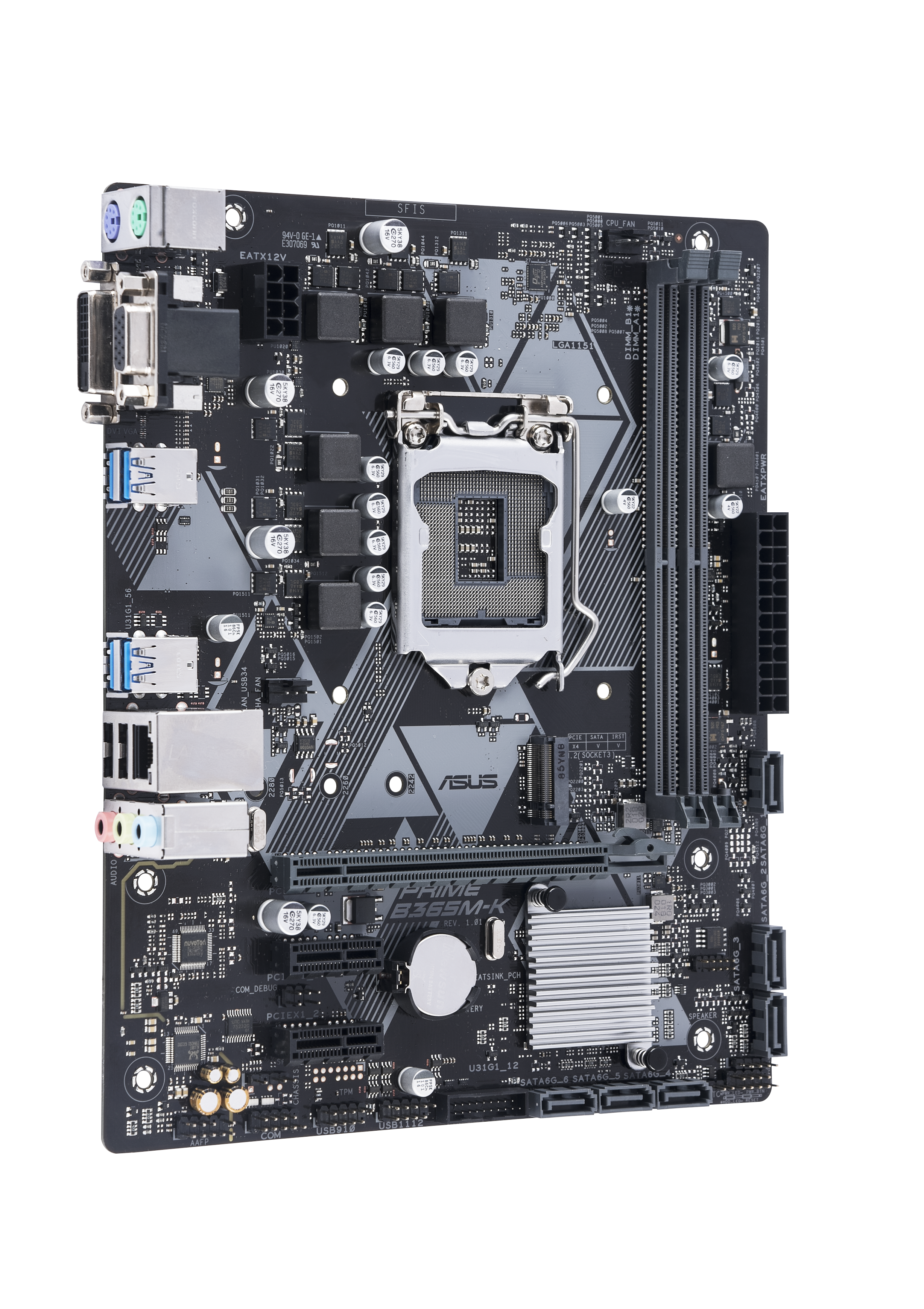 ASUS 90MB10M0-M0EAY0 PRIME B365M-K Mainboard Schwarz