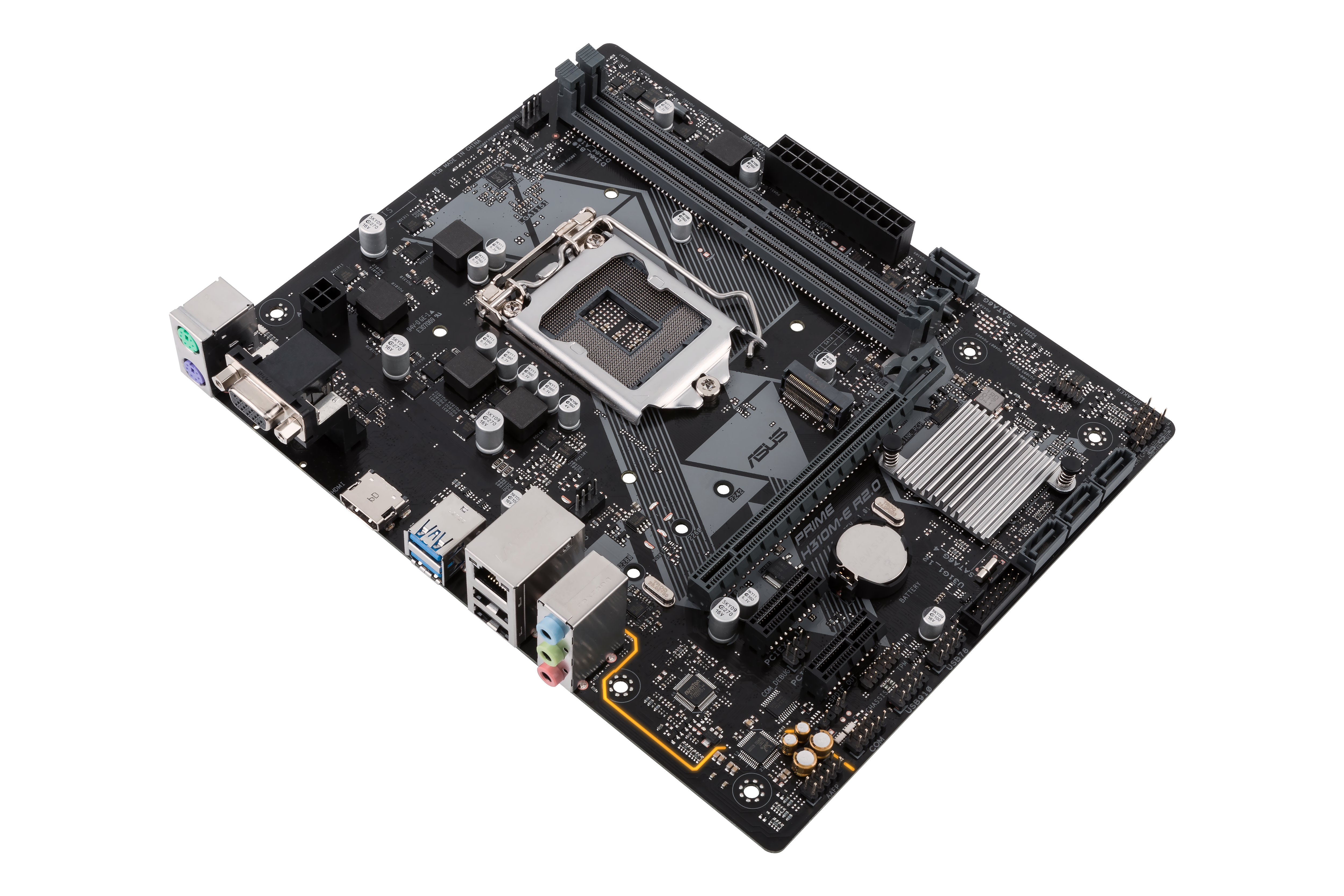 ASUS 90MB0Z20-M0EAY0 PRIME H310M-E R2.0 Mainboard Schwarz