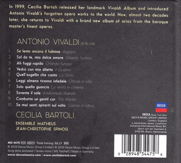 CD-hoes met tekst over het album en de tracklist.