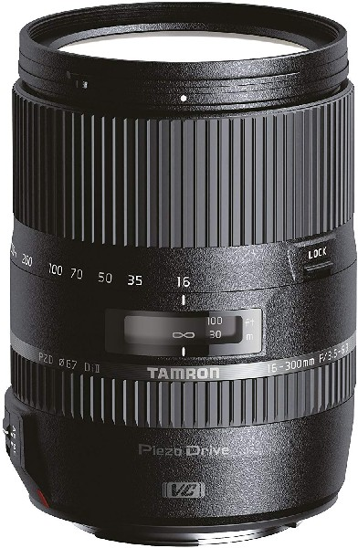 Objetivo - Tamron AF 16-300 mm f/3.5-6.3 Di II VC PZD, Para Nikon, Negro