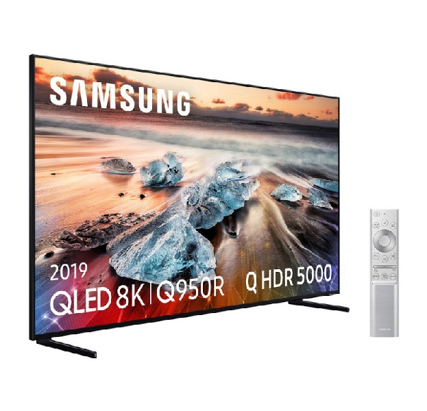 TV QLED 65" - Samsung QE65Q950RBTXXC, 60 W, UHD 8K, Quantum Processor 8K, HDR, Smart TV, Negro