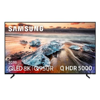 TV QLED 75" -  Samsung QE75Q950RBTXXC, 60 W, UHD 8K, Quantum Processor 8K, HDR, Smart TV, Negro