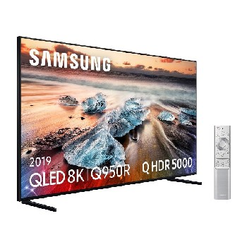 TV QLED 75" -  Samsung QE75Q950RBTXXC, 60 W, UHD 8K, Quantum Processor 8K, HDR, Smart TV, Negro