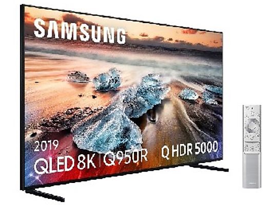 TV QLED 75" -  Samsung QE75Q950RBTXXC, 60 W, UHD 8K, Quantum Processor 8K, HDR, Smart TV, Negro