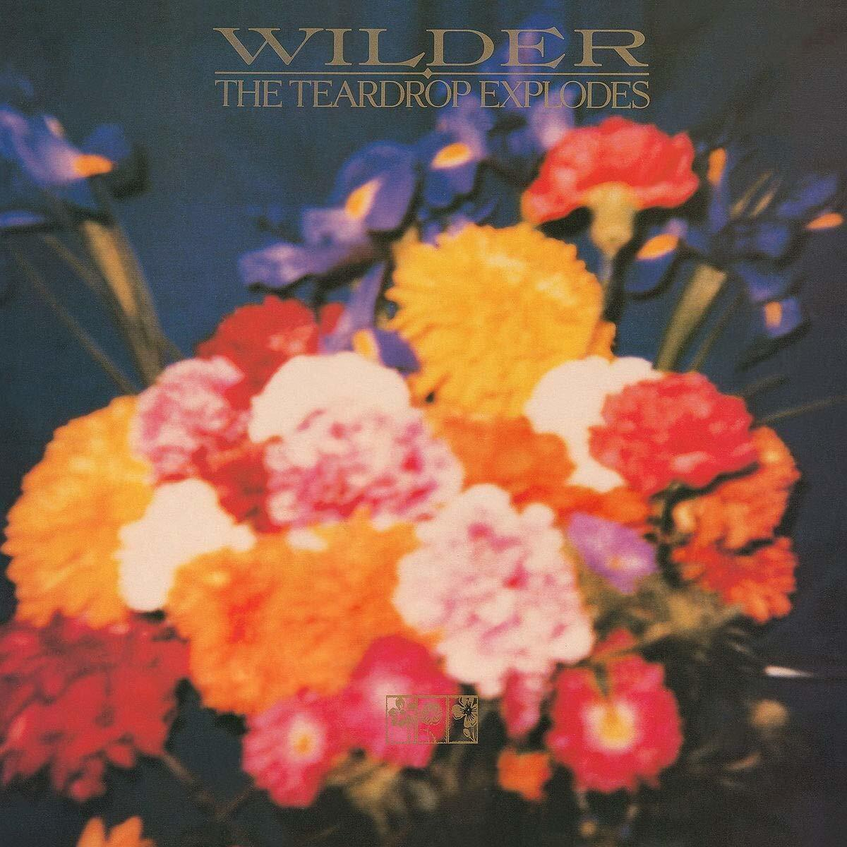 Albumhoes: een boeket kleurrijke bloemen met de bandnaam 'WILDER' en de albumtitel.