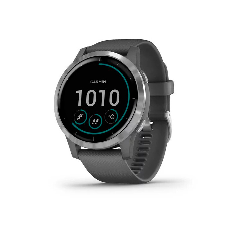 Smartwatch - Garmin Vivoactive 4, Pantalla táctil, Autonomía hasta 8 días, GPS, Bluetooth, Plata