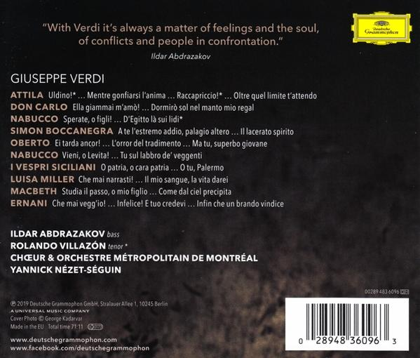 Abdrazakov Ildar, Yannick Nezet Seguin - VERDI  - (CD)