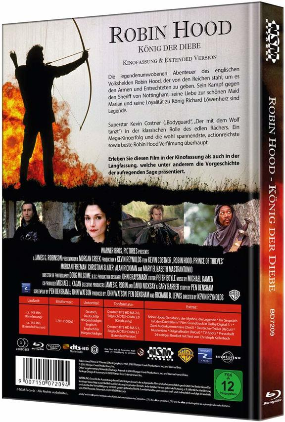 (Mediabook) Diebe Hood-König Blu-rays) Robin der Blu-ray (2