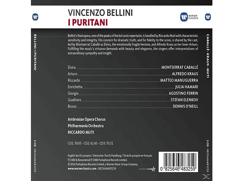Thumbnail - Caballe/Kraus/Muti/POL - I Puritani (CD)