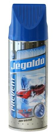 Egy kék és ezüst színű spray, rajta a termék nevével.