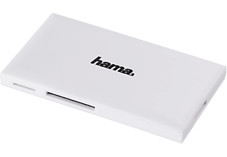 HAMA 181017 USB-3.0-Multi-Kartenleser, SD/microSD/CF/MS, Weiß