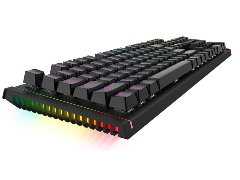 Teclado gaming - Keep Out F120PRO, Óptico para PC, Retroiluminado, Qwerty, USB, Negro