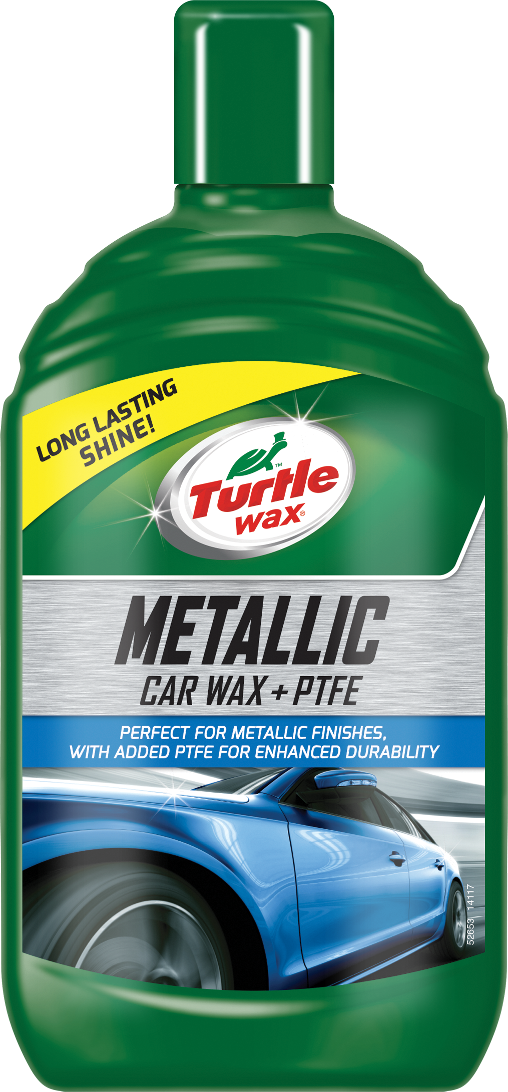 TURTLE WAX Metallic Wax + PTFE, tartós polír, 500ml