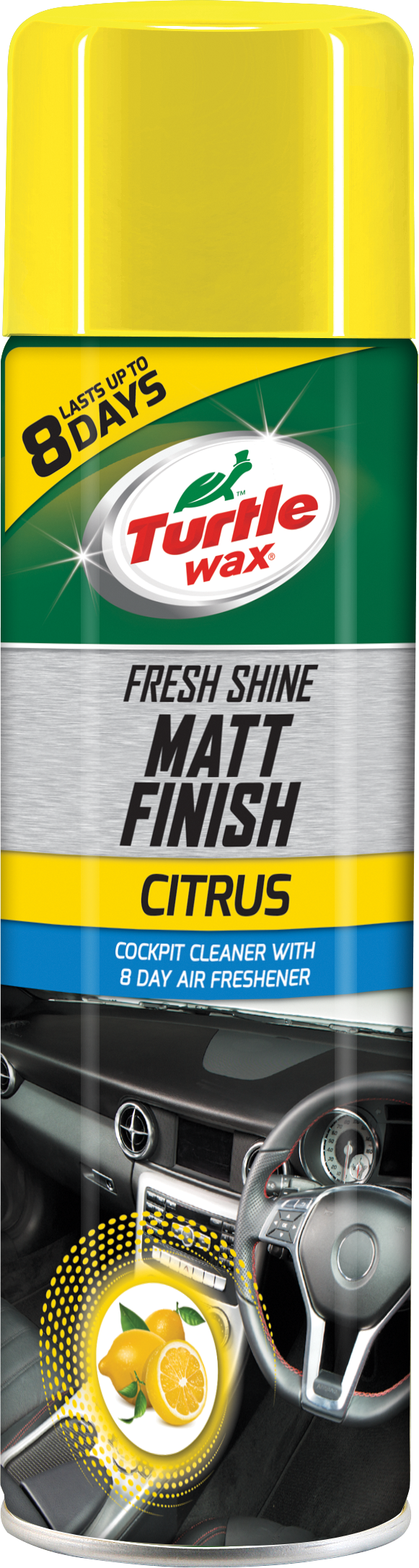 TURTLE WAX Fresh műszerfaltisztító, citrus, 500 ml
