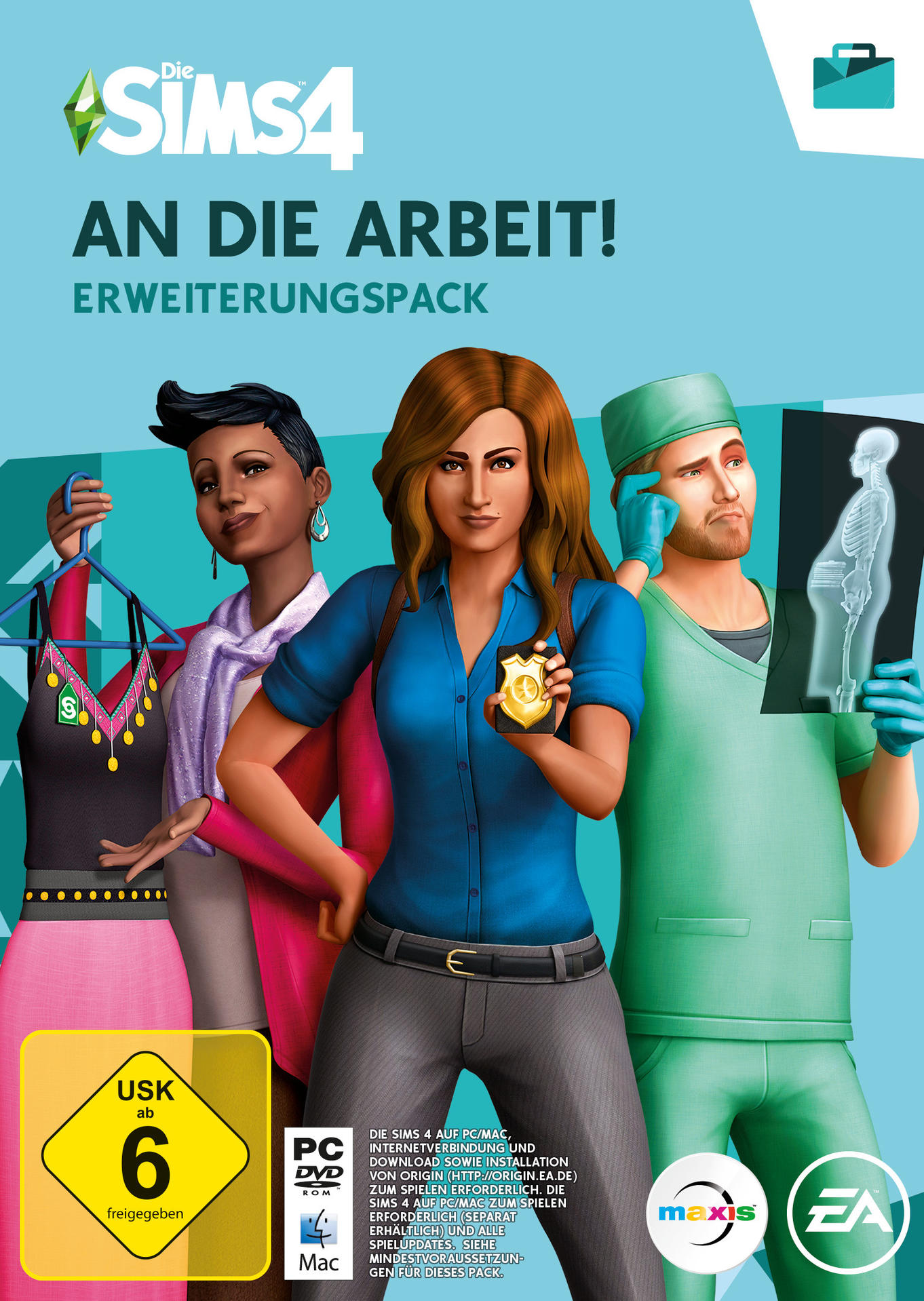 Die Sims 4: An die Arbeit (Erweiterungspack) (Code in der Box) - [PC]