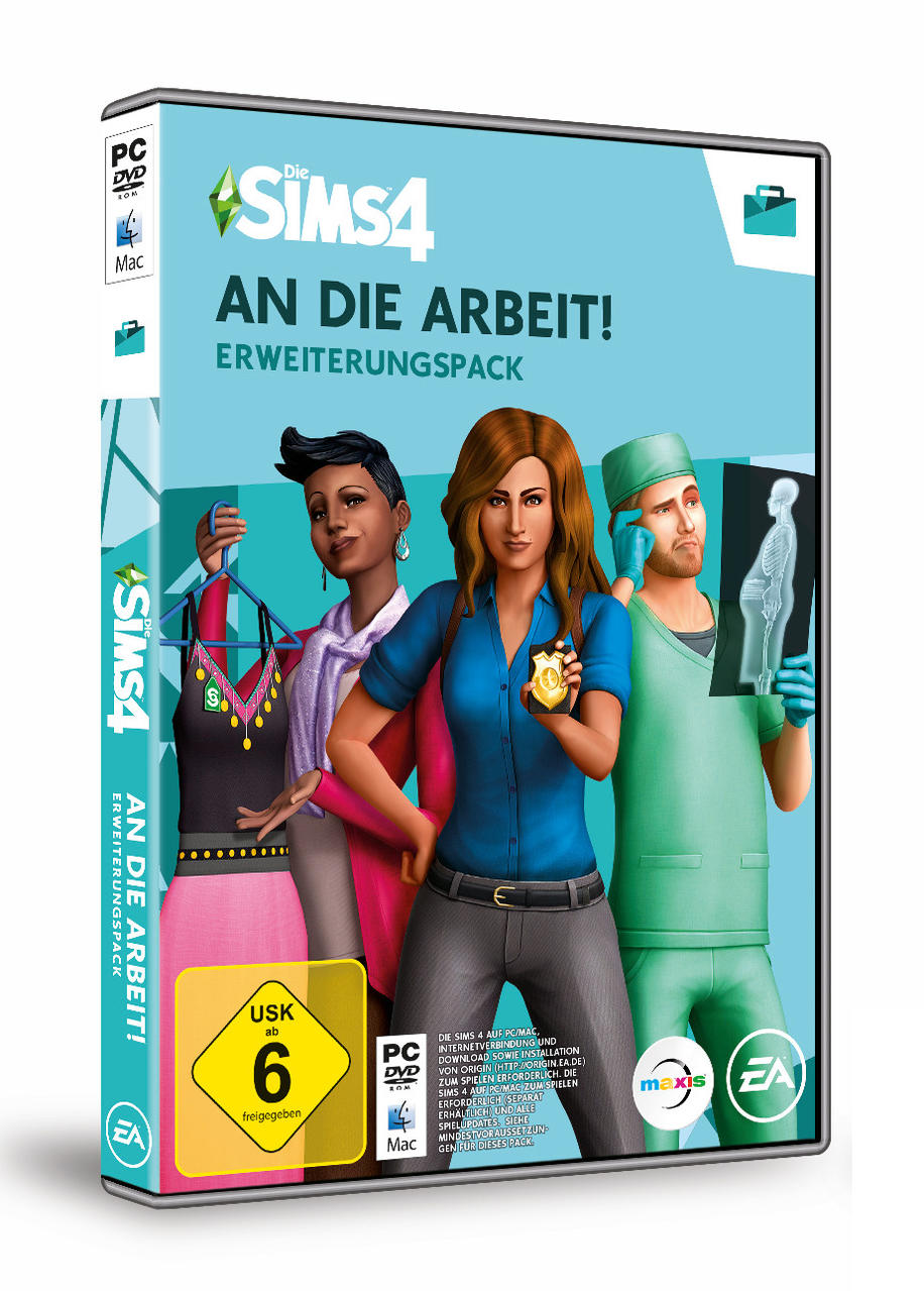 Die Sims 4: An die Arbeit (Erweiterungspack) (Code in der Box) - [PC]