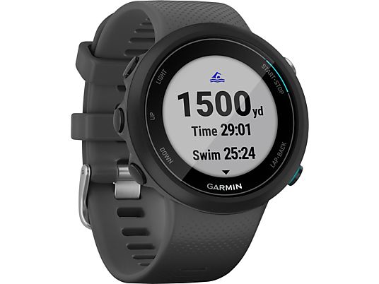 GARMIN Swim 2 - Smartwatch GPS per il nuoto (Ardesia/Argento)