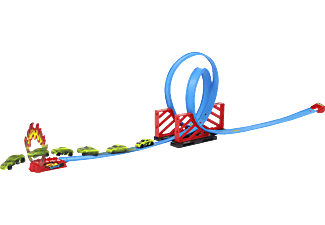 JAMARA KIDS Autorennbahn Double Looping Autorennbahn Mehrfarbig
