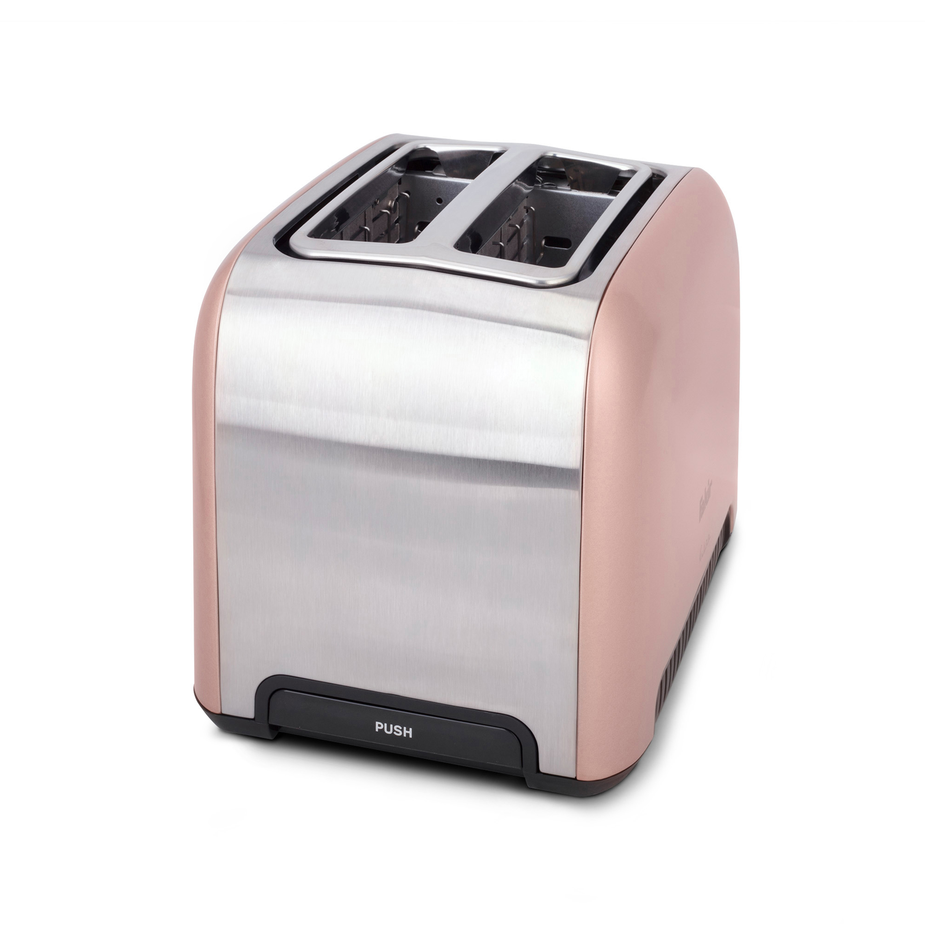 FAKIR 9185001 Rubra Rosie Toaster Rosé (980 Watt, Schlitze: 2)