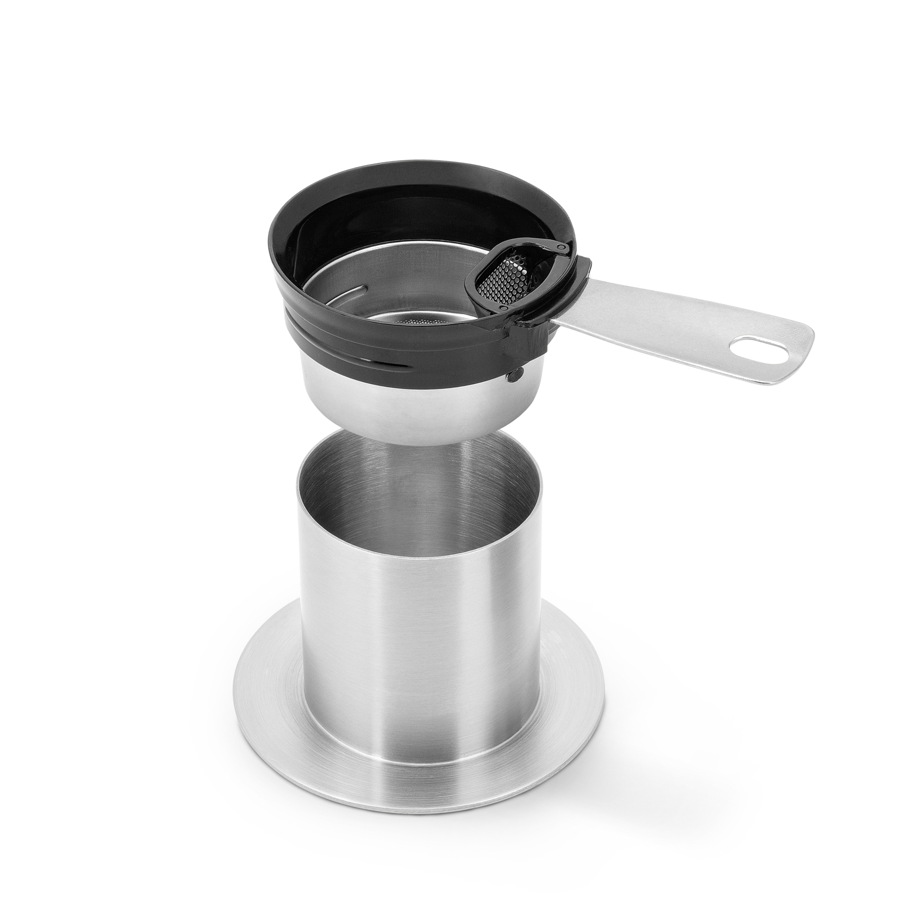 FAKIR 9206001 Aroma Solo Kaffeemaschine Silber