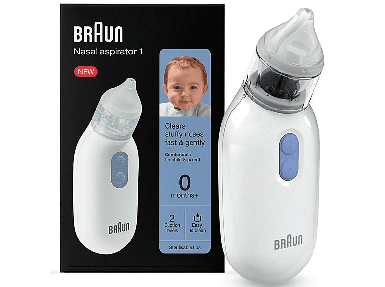 Braun Nasensauger BNA100EU in Weiß