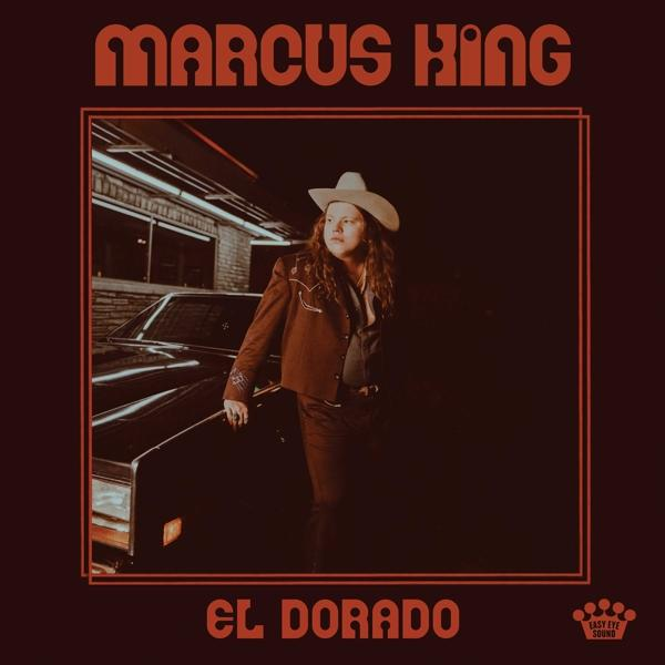 Albumcover: Marcus King, Cowboyhut, lehnt an Auto, dunkle Farben, El Dorado.
