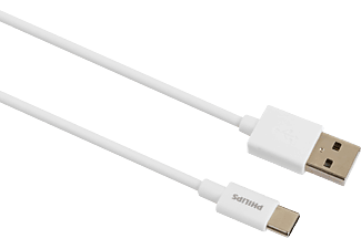 PHILIPS DLC1506C/51 USB-C 2M Şarj Kablosu Beyaz
