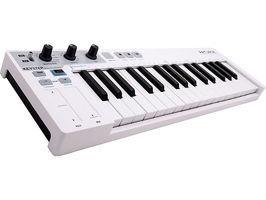 ARTURIA KeyStep - Keyboard Controller et Step Sequencer (Blanc)