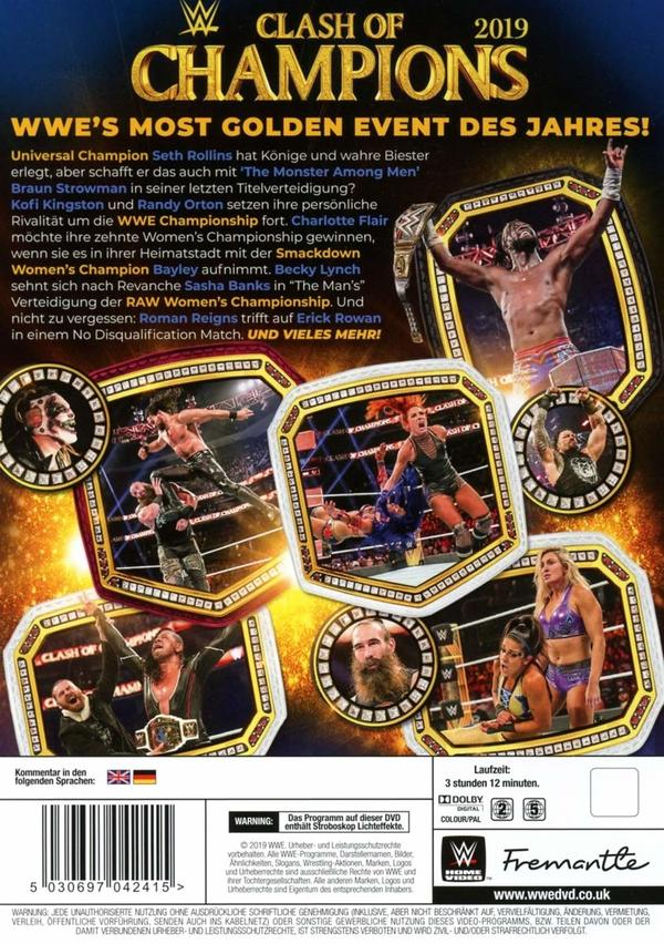 WWE:Clash Of Champions 2019 DVD auf DVD online kaufen SATURN