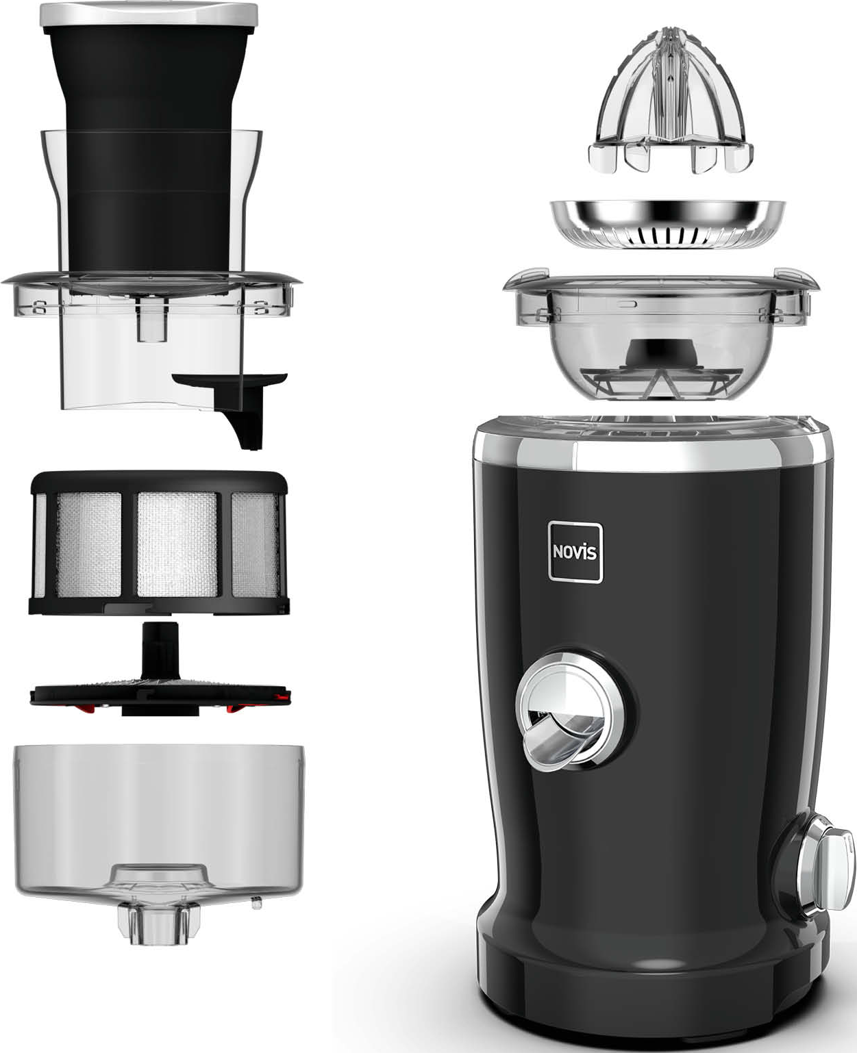 NOVIS 6511.03.10 VITA JUICER S1 BLACK - Juicer (Noir)