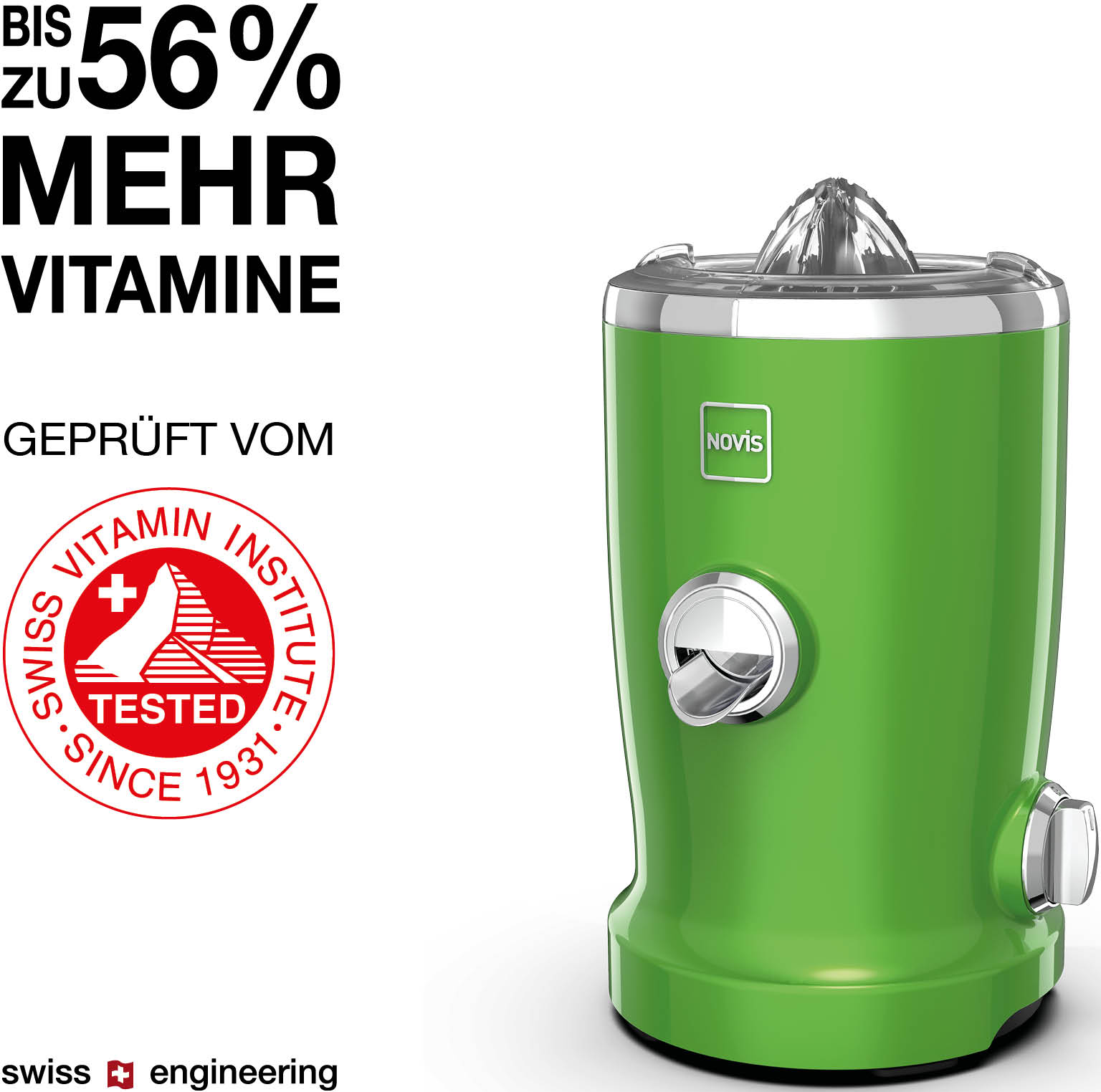 NOVIS 6511.06.10 VITA JUICER S1 GREEN - Juicer (Vert)