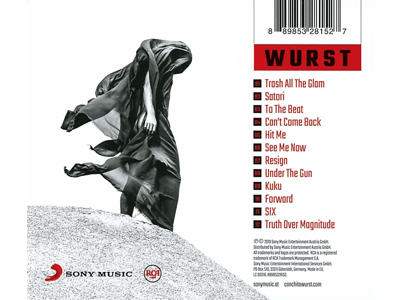 Conchita Wurst – TRUTH OVER MAGNITUDE – (CD)
