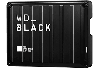 Disco duro externo 5 TB - WD_Black P10 Game Drive, Portátil, Compatible con PC y Consolas, HDD, USB 3.2, Negro