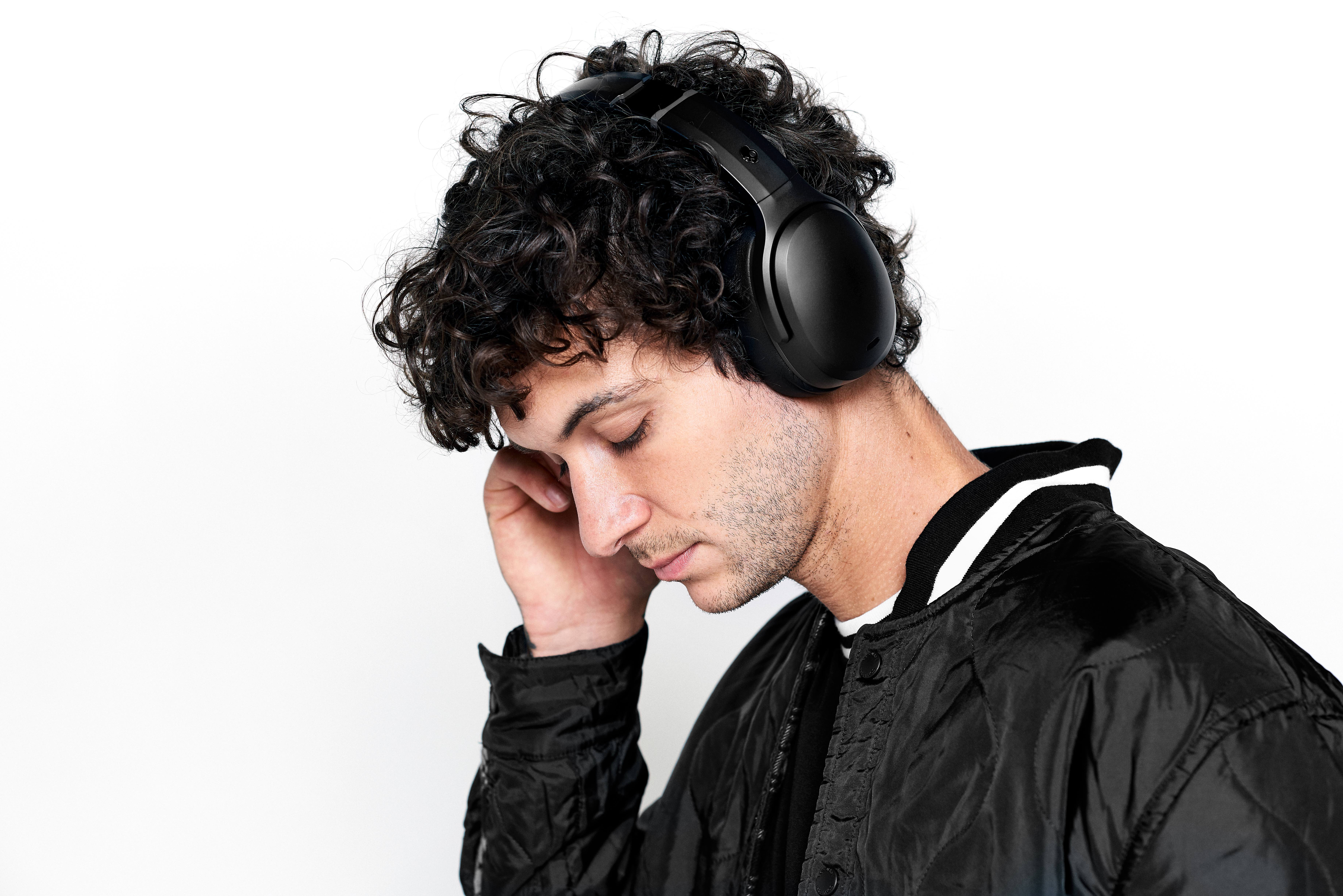 Over-ear Bluetooth ANC, SKULLCANDY Schwarz Crusher Kopfhörer