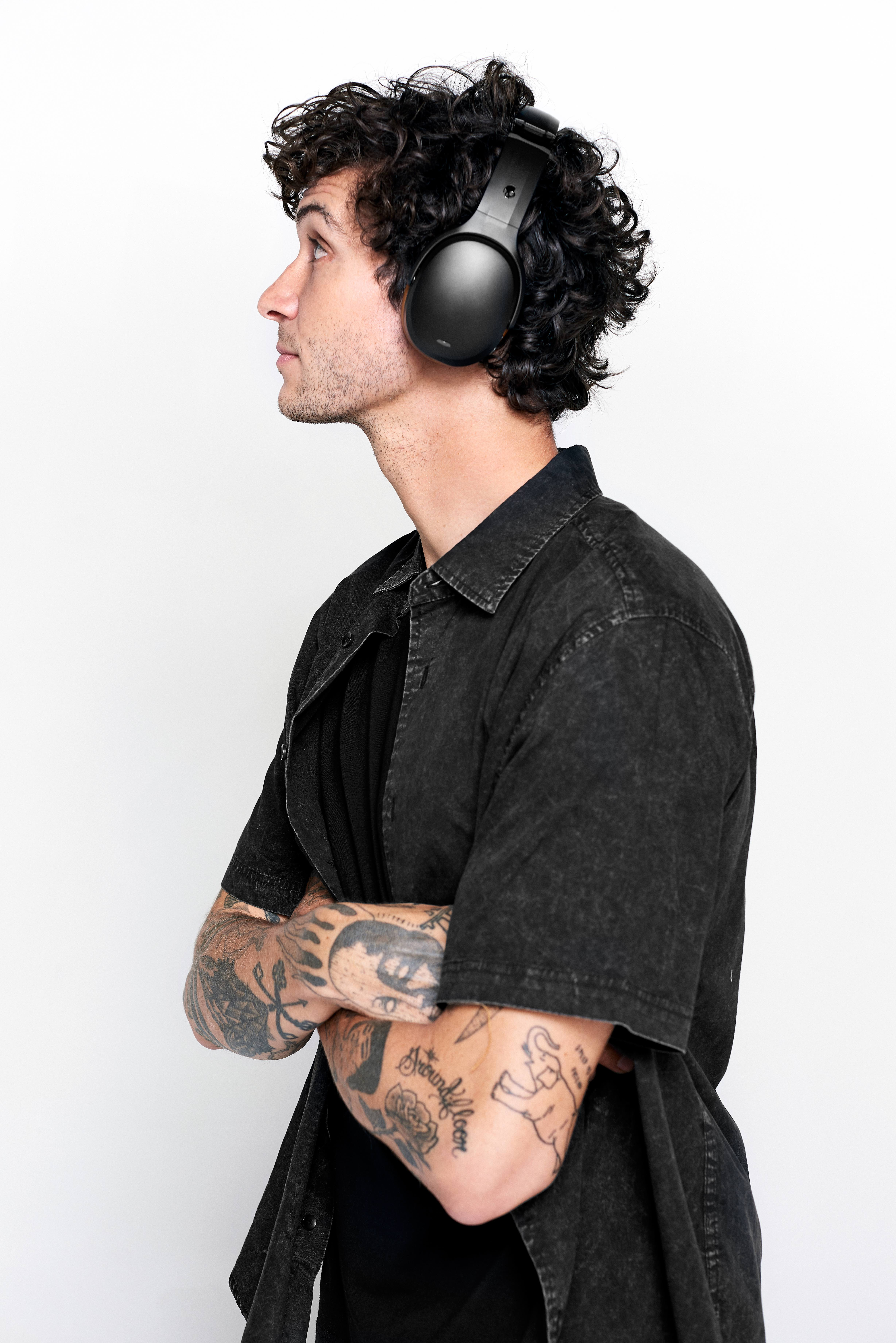 Bluetooth Schwarz Crusher SKULLCANDY ANC, Over-ear Kopfhörer