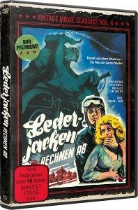 Ein Vintage-DVD-Gehäuse mit einem Motorrad und einem Paar.