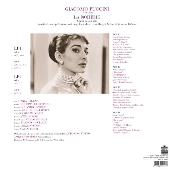 Maria Callas - Puccini: La Boheme  - (Vinyl)